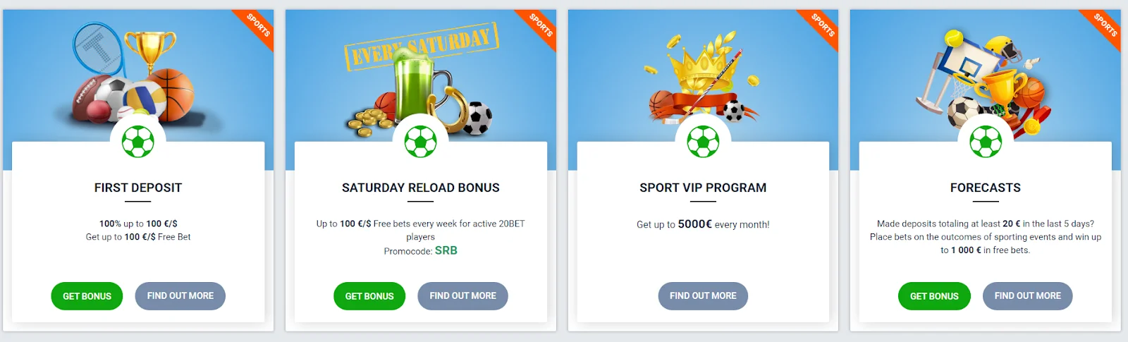 20Bet Bonus och Kampanjer